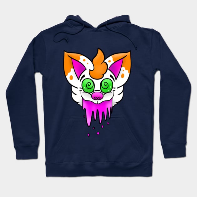Spoofy | Pink Slobber Hoodie by HallowfoxProductions